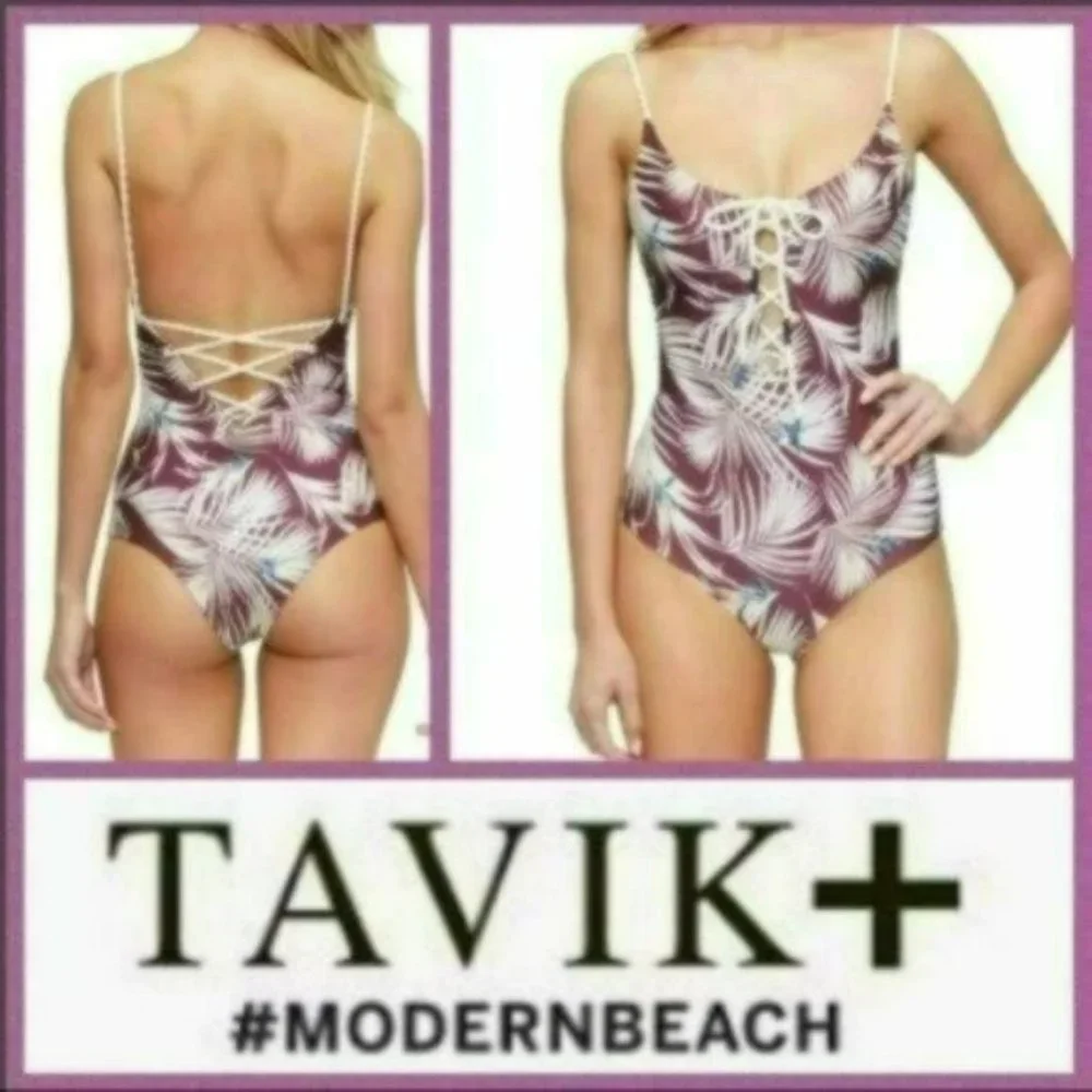 NWT MSRP $150 Tavik Monahan One-Piece Swimsuit Women's Size Small - Picture 2 of 9